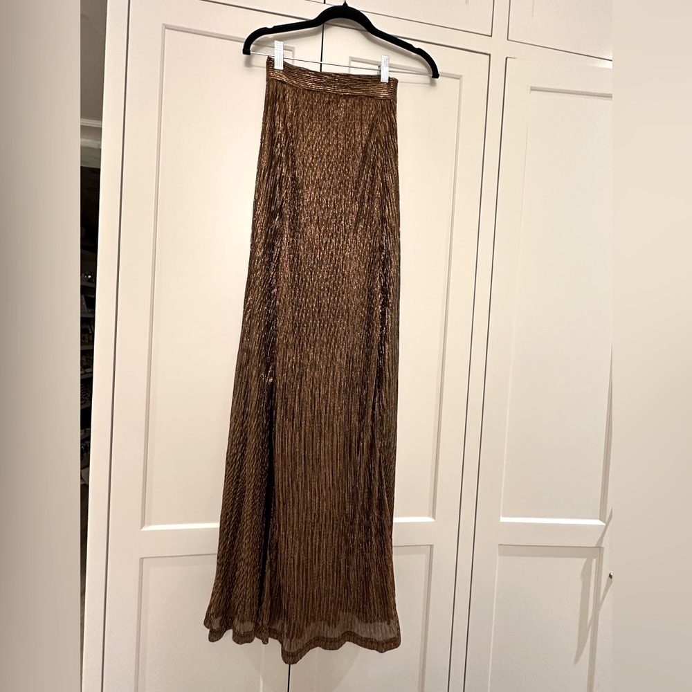 NWOT Nookie Alchemy skirt Rust High-Slits - Picture 2 of 12